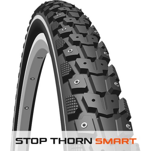 42-622 700x40C R06 Gripper Ice (APS) Stop Thorn Smart reflektoros Rubena kerékpár gumi 136 szöggel