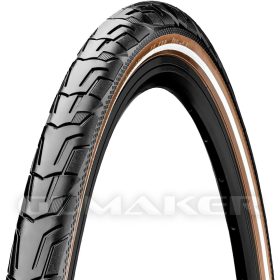   47-622 28x1,75 Ride City fekete/barna reflektoros Continental kerékpár gumi